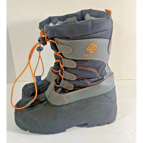 Dream Pairs Insulated Snow Boots Youth sz 3 Waterprrof Mid Calf Unisex - Picture 3 of 16